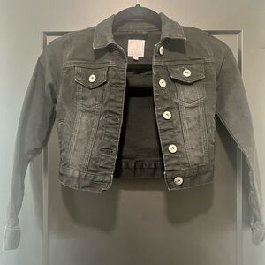 Kids Black Jean Jacket